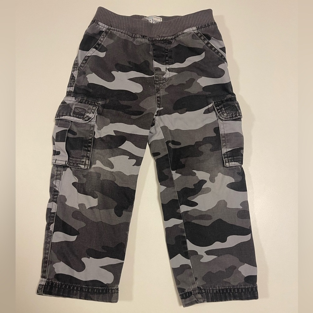 Place Gray Camouflage Cargo Pants